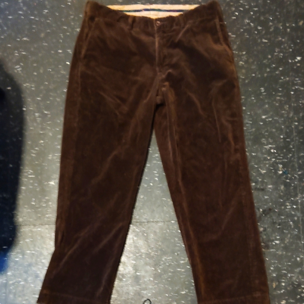 Polo By Ralph Lauren Dark Brown Corduroy Pants